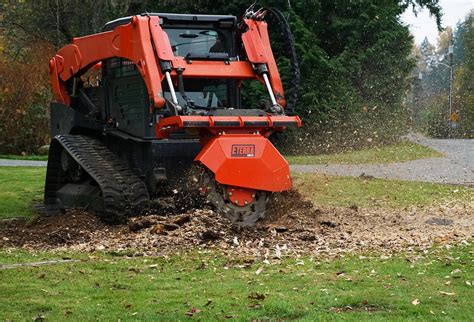 are skid steer stump grinders worth it|stump grinder attachment for angle.